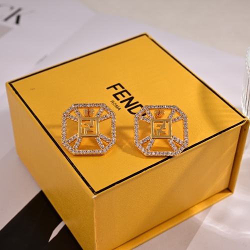 Cheap Fendi Earrings For Women #1252014 Replica Wholesale [$29.00 USD] [ITEM#1252014] on Replica Fendi Earrings