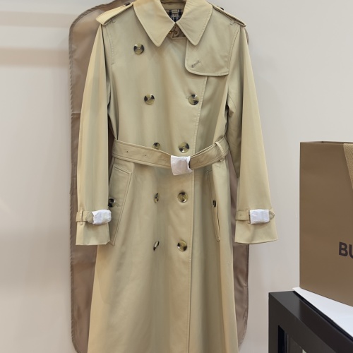 Cheap Burberry Trench Coat Long Sleeved For Women #1252035 Replica Wholesale [$327.27 USD] [ITEM#1252035] on Replica Burberry Trench Coat