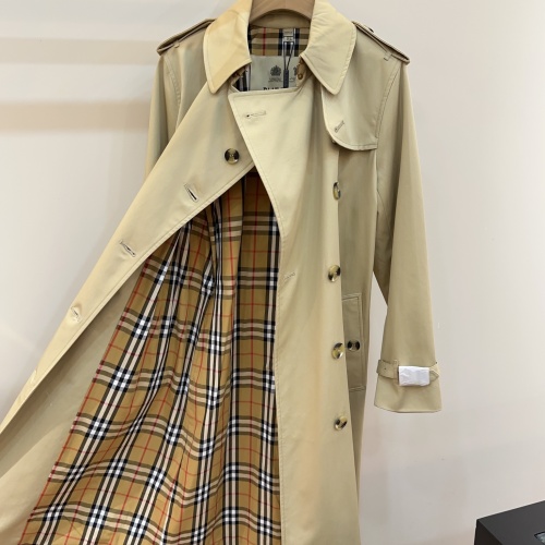 Cheap Burberry Trench Coat Long Sleeved For Women #1252035 Replica Wholesale [$327.27 USD] [ITEM#1252035] on Replica Burberry Trench Coat