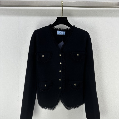 Cheap Prada Jackets Long Sleeved For Women #1252058 Replica Wholesale [$100.00 USD] [ITEM#1252058] on Replica Prada Jackets