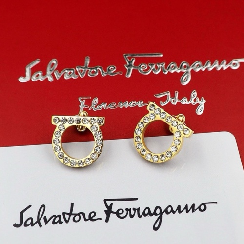 Cheap Salvatore Ferragamo Earrings For Women #1252084 Replica Wholesale [$23.00 USD] [ITEM#1252084] on Replica Salvatore Ferragamo Earrings