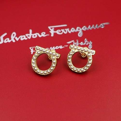 Cheap Salvatore Ferragamo Earrings For Women #1252085 Replica Wholesale [$23.00 USD] [ITEM#1252085] on Replica Salvatore Ferragamo Earrings