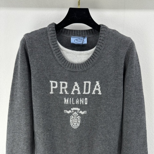 Cheap Prada Sweater Long Sleeved For Women #1252147 Replica Wholesale [$96.00 USD] [ITEM#1252147] on Replica Prada Sweater