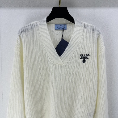 Cheap Prada Sweater Long Sleeved For Women #1252150 Replica Wholesale [$80.00 USD] [ITEM#1252150] on Replica Prada Sweater