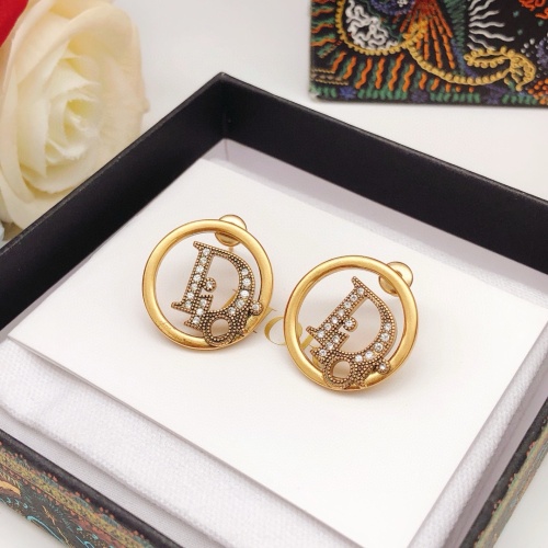 Cheap Christian Dior Earrings For Women #1252173 Replica Wholesale [$25.00 USD] [ITEM#1252173] on Replica Christian Dior Earrings