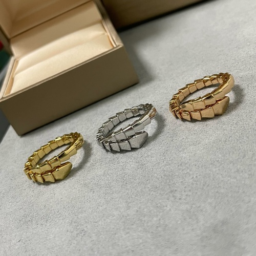 Cheap Bvlgari Rings In Rose Gold #1252261 Replica Wholesale [$48.00 USD] [ITEM#1252261] on Replica Bvlgari Rings