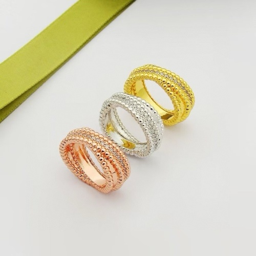 Cheap Van Cleef &amp; Arpels Rings For Women #1252373 Replica Wholesale [$25.00 USD] [ITEM#1252373] on Replica Van Cleef &amp; Arpels Rings