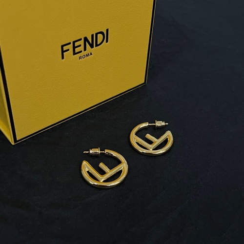 Cheap Fendi Earrings For Women #1252439 Replica Wholesale [$38.00 USD] [ITEM#1252439] on Replica Fendi Earrings