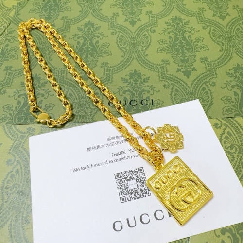 Cheap Gucci Necklaces #1252524 Replica Wholesale [$60.00 USD] [ITEM#1252524] on Replica Gucci Necklaces