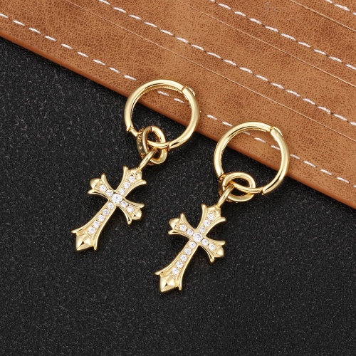 Cheap Chrome Hearts Earrings For Women #1252529 Replica Wholesale [$32.00 USD] [ITEM#1252529] on Replica Chrome Hearts Earrings