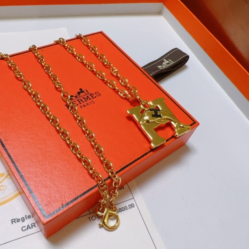 Cheap Hermes Necklaces #1252544 Replica Wholesale [$42.00 USD] [ITEM#1252544] on Replica Hermes Necklaces