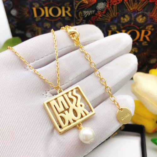 Cheap Christian Dior Necklaces #1252553 Replica Wholesale [$29.00 USD] [ITEM#1252553] on Replica Christian Dior Necklaces