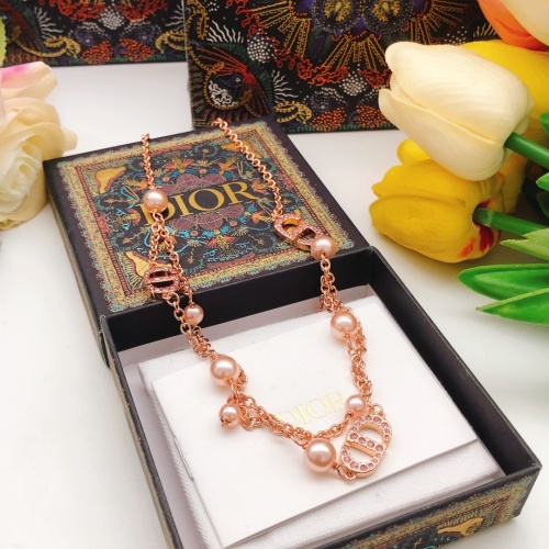 Cheap Christian Dior Necklaces For Women #1252555 Replica Wholesale [$32.00 USD] [ITEM#1252555] on Replica Christian Dior Necklaces