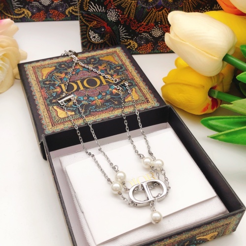 Cheap Christian Dior Necklaces For Women #1252556 Replica Wholesale [$32.00 USD] [ITEM#1252556] on Replica Christian Dior Necklaces