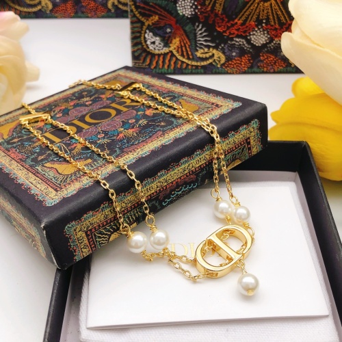 Cheap Christian Dior Necklaces For Women #1252557 Replica Wholesale [$32.00 USD] [ITEM#1252557] on Replica Christian Dior Necklaces