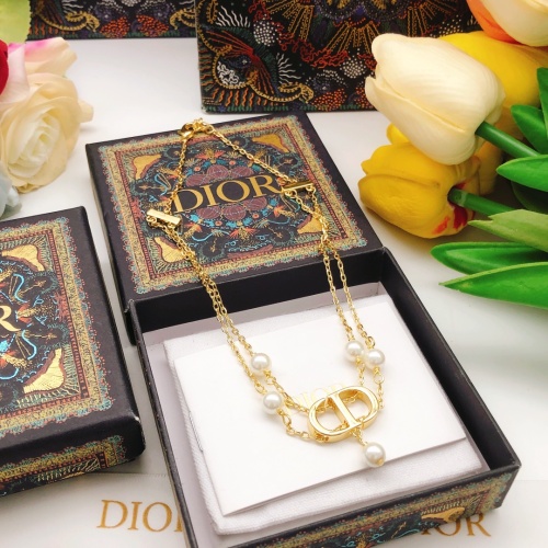 Cheap Christian Dior Necklaces For Women #1252557 Replica Wholesale [$32.00 USD] [ITEM#1252557] on Replica Christian Dior Necklaces