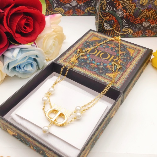 Cheap Christian Dior Necklaces For Women #1252557 Replica Wholesale [$32.00 USD] [ITEM#1252557] on Replica Christian Dior Necklaces