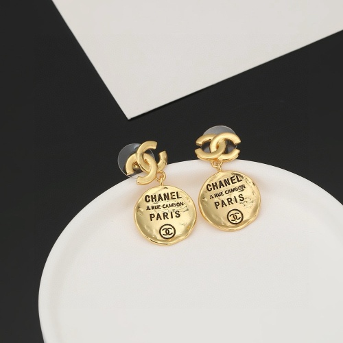 Cheap Chanel Earrings For Women #1252589 Replica Wholesale [$25.00 USD] [ITEM#1252589] on Replica Chanel Earrings