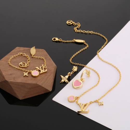 Cheap Louis Vuitton LV Jewelry Set For Women #1252684 Replica Wholesale [$72.00 USD] [ITEM#1252684] on Replica Louis Vuitton LV Jewelry Set