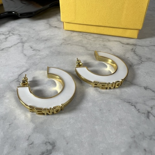 Cheap Fendi Earrings For Women #1252703 Replica Wholesale [$38.00 USD] [ITEM#1252703] on Replica Fendi Earrings