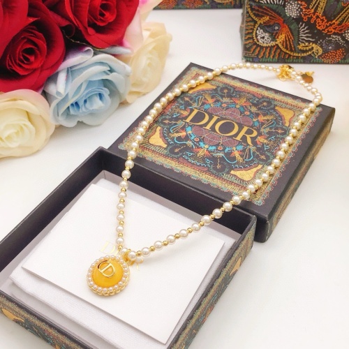 Cheap Christian Dior Necklaces For Women #1252768 Replica Wholesale [$29.00 USD] [ITEM#1252768] on Replica Christian Dior Necklaces