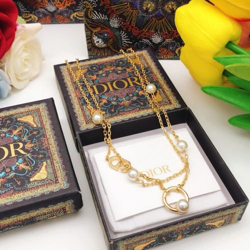 Cheap Christian Dior Necklaces #1252770 Replica Wholesale [$29.00 USD] [ITEM#1252770] on Replica Christian Dior Necklaces