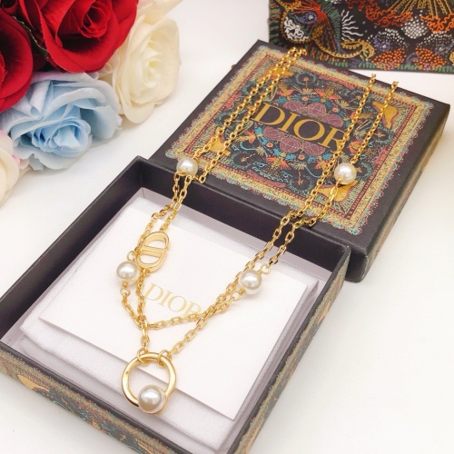 Cheap Christian Dior Necklaces #1252770 Replica Wholesale [$29.00 USD] [ITEM#1252770] on Replica Christian Dior Necklaces