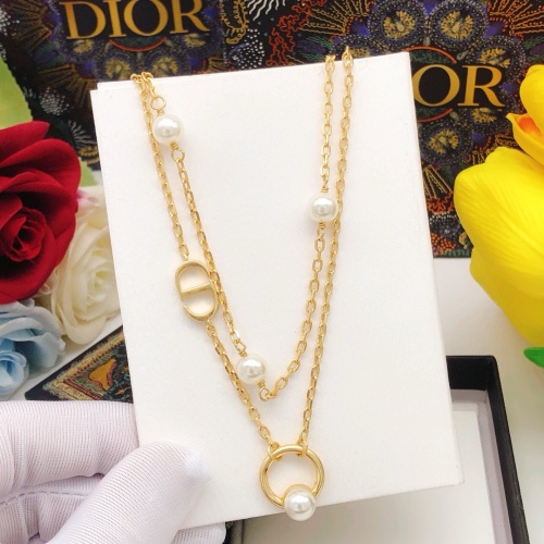 Cheap Christian Dior Necklaces #1252770 Replica Wholesale [$29.00 USD] [ITEM#1252770] on Replica Christian Dior Necklaces