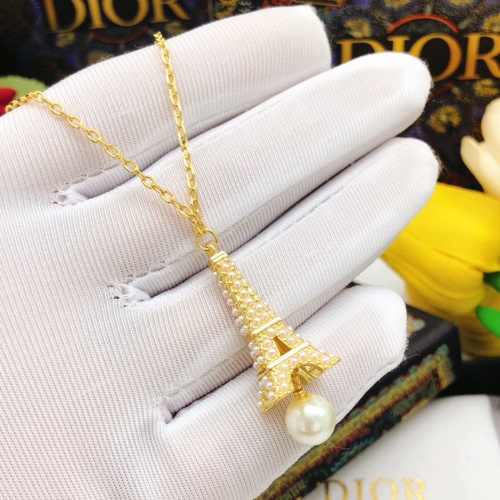 Cheap Christian Dior Necklaces For Women #1252772 Replica Wholesale [$32.00 USD] [ITEM#1252772] on Replica Christian Dior Necklaces