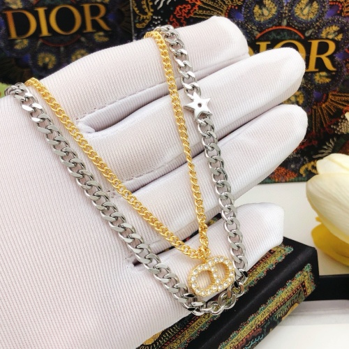 Cheap Christian Dior Necklaces #1252785 Replica Wholesale [$34.00 USD] [ITEM#1252785] on Replica Christian Dior Necklaces