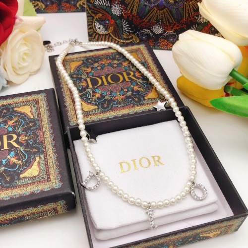 Cheap Christian Dior Necklaces For Women #1252786 Replica Wholesale [$34.00 USD] [ITEM#1252786] on Replica Christian Dior Necklaces