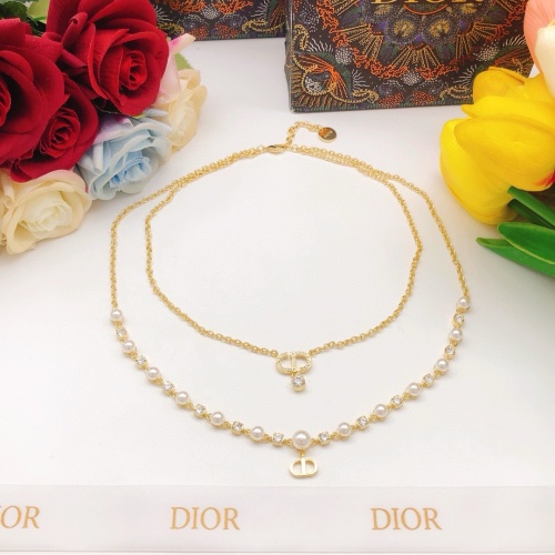 Cheap Christian Dior Necklaces #1252789 Replica Wholesale [$36.00 USD] [ITEM#1252789] on Replica Christian Dior Necklaces