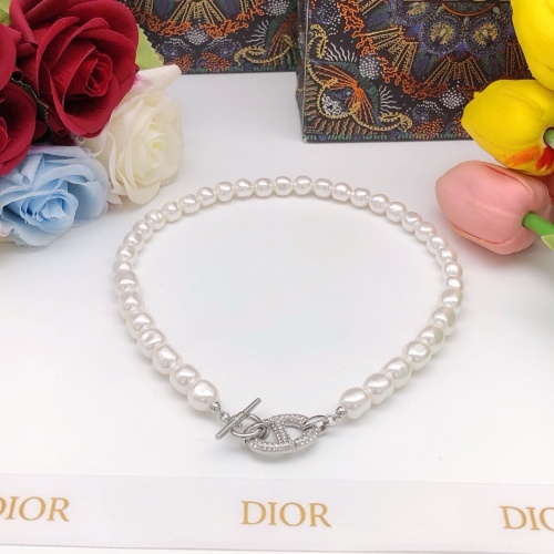 Cheap Christian Dior Necklaces For Women #1252790 Replica Wholesale [$34.00 USD] [ITEM#1252790] on Replica Christian Dior Necklaces