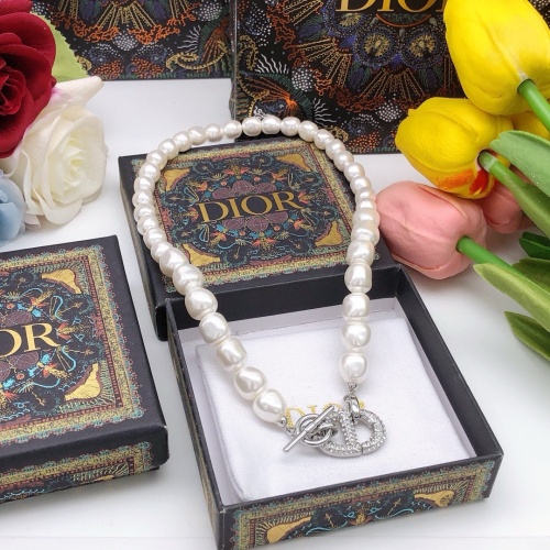 Cheap Christian Dior Necklaces For Women #1252790 Replica Wholesale [$34.00 USD] [ITEM#1252790] on Replica Christian Dior Necklaces