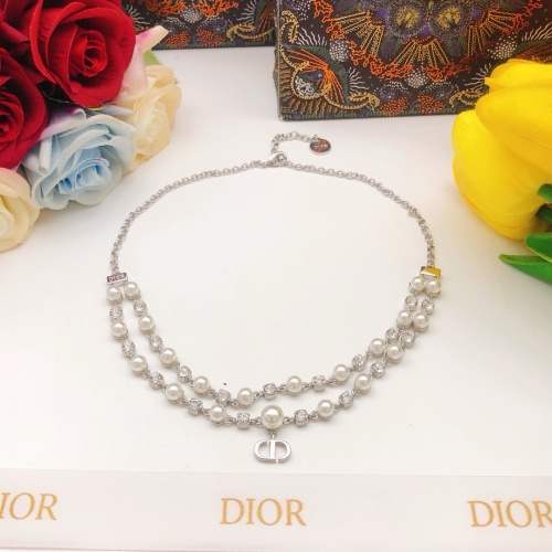 Cheap Christian Dior Necklaces For Women #1252791 Replica Wholesale [$36.00 USD] [ITEM#1252791] on Replica Christian Dior Necklaces