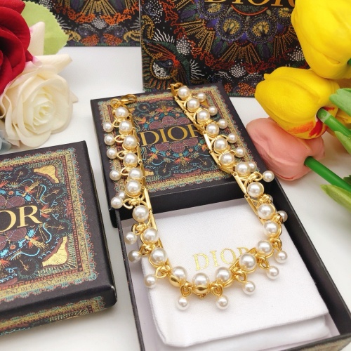 Cheap Christian Dior Necklaces For Women #1252803 Replica Wholesale [$40.00 USD] [ITEM#1252803] on Replica Christian Dior Necklaces