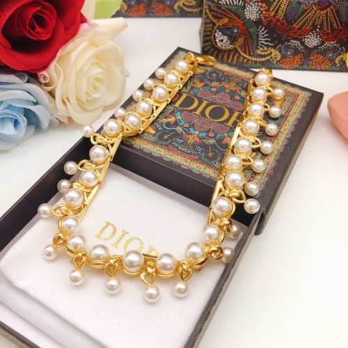 Cheap Christian Dior Necklaces For Women #1252803 Replica Wholesale [$40.00 USD] [ITEM#1252803] on Replica Christian Dior Necklaces