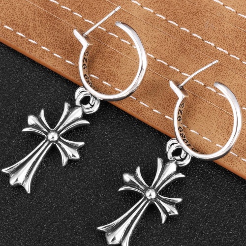 Cheap Chrome Hearts Earrings For Women #1252817 Replica Wholesale [$32.00 USD] [ITEM#1252817] on Replica Chrome Hearts Earrings