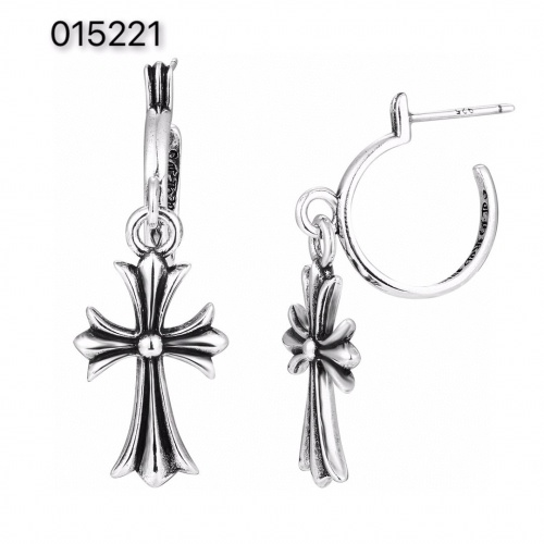 Cheap Chrome Hearts Earrings For Women #1252817 Replica Wholesale [$32.00 USD] [ITEM#1252817] on Replica Chrome Hearts Earrings