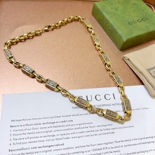 Cheap Gucci Necklaces #1252829 Replica Wholesale [$52.00 USD] [ITEM#1252829] on Replica Gucci Necklaces