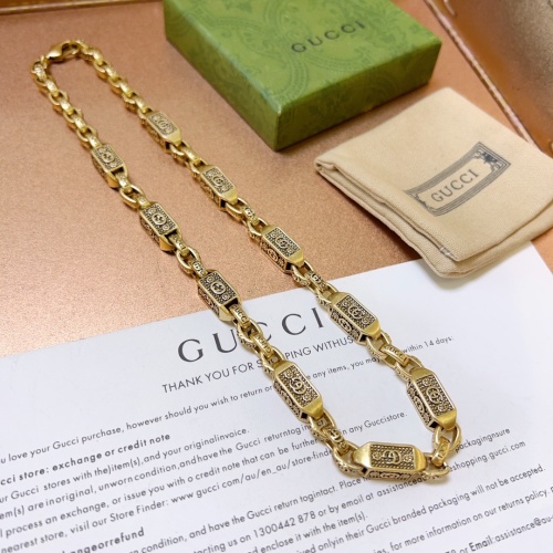 Cheap Gucci Necklaces #1252829 Replica Wholesale [$52.00 USD] [ITEM#1252829] on Replica Gucci Necklaces