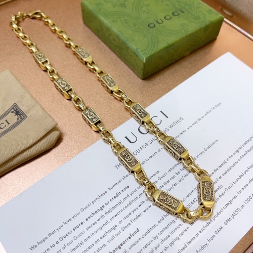 Cheap Gucci Necklaces #1252829 Replica Wholesale [$52.00 USD] [ITEM#1252829] on Replica Gucci Necklaces