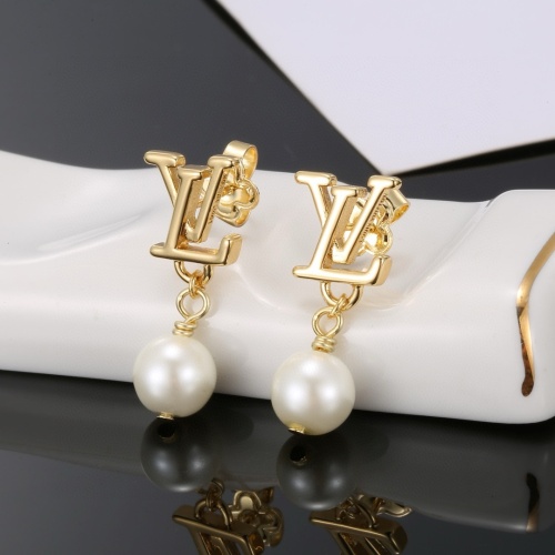 Cheap Louis Vuitton Earrings For Women #1252840 Replica Wholesale [$27.00 USD] [ITEM#1252840] on Replica Louis Vuitton Earrings