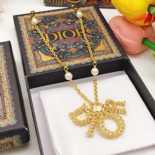 Cheap Christian Dior Necklaces #1252855 Replica Wholesale [$32.00 USD] [ITEM#1252855] on Replica Christian Dior Necklaces