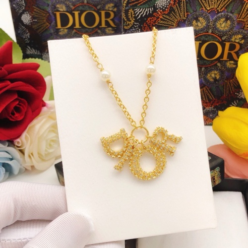 Cheap Christian Dior Necklaces #1252855 Replica Wholesale [$32.00 USD] [ITEM#1252855] on Replica Christian Dior Necklaces