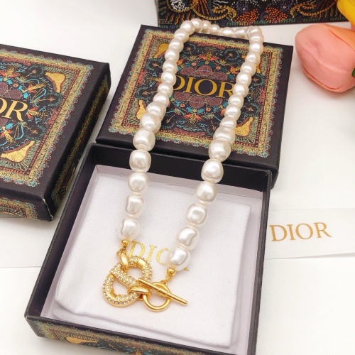 Cheap Christian Dior Necklaces For Women #1252858 Replica Wholesale [$32.00 USD] [ITEM#1252858] on Replica Christian Dior Necklaces