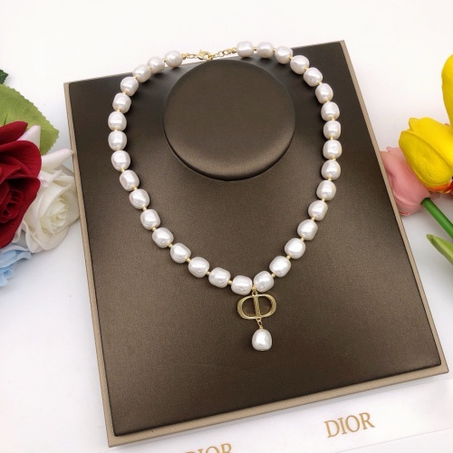 Cheap Christian Dior Necklaces For Women #1252864 Replica Wholesale [$34.00 USD] [ITEM#1252864] on Replica Christian Dior Necklaces