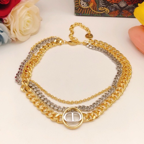 Cheap Christian Dior Necklaces #1252865 Replica Wholesale [$34.00 USD] [ITEM#1252865] on Replica Christian Dior Necklaces