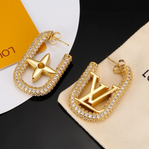 Cheap Louis Vuitton Earrings For Women #1252885 Replica Wholesale [$34.00 USD] [ITEM#1252885] on Replica Louis Vuitton Earrings