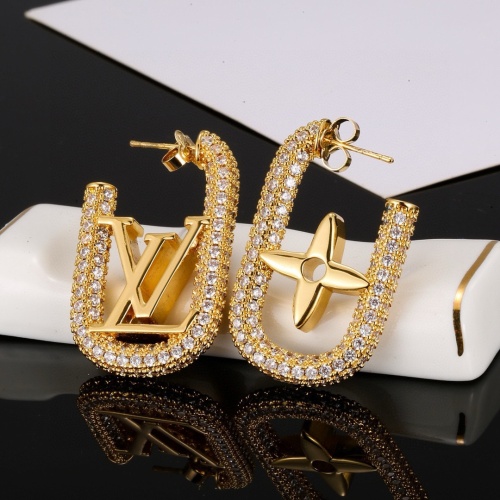 Cheap Louis Vuitton Earrings For Women #1252885 Replica Wholesale [$34.00 USD] [ITEM#1252885] on Replica Louis Vuitton Earrings